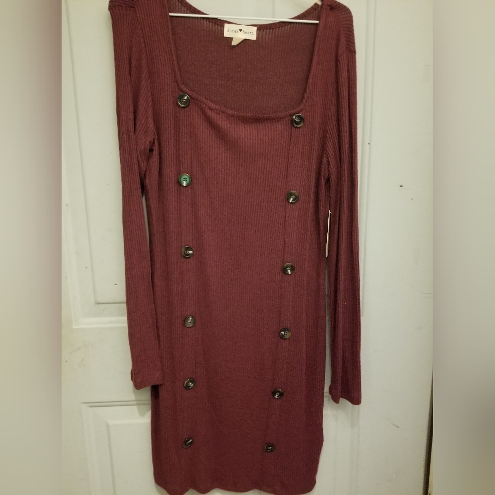 Wine/burgundy dress